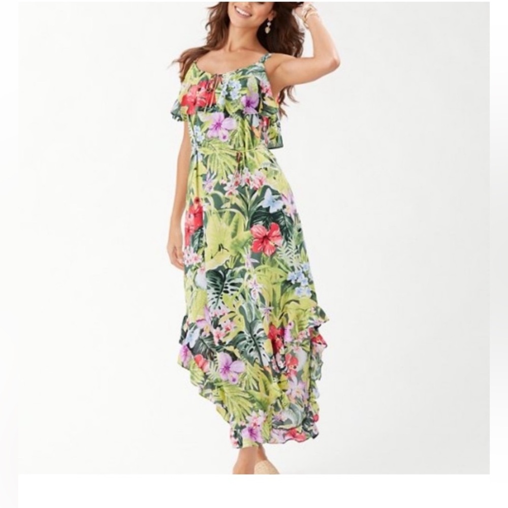 Tommy Bahama Green Floral Blouse
